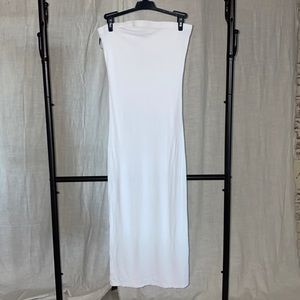 White tube dress